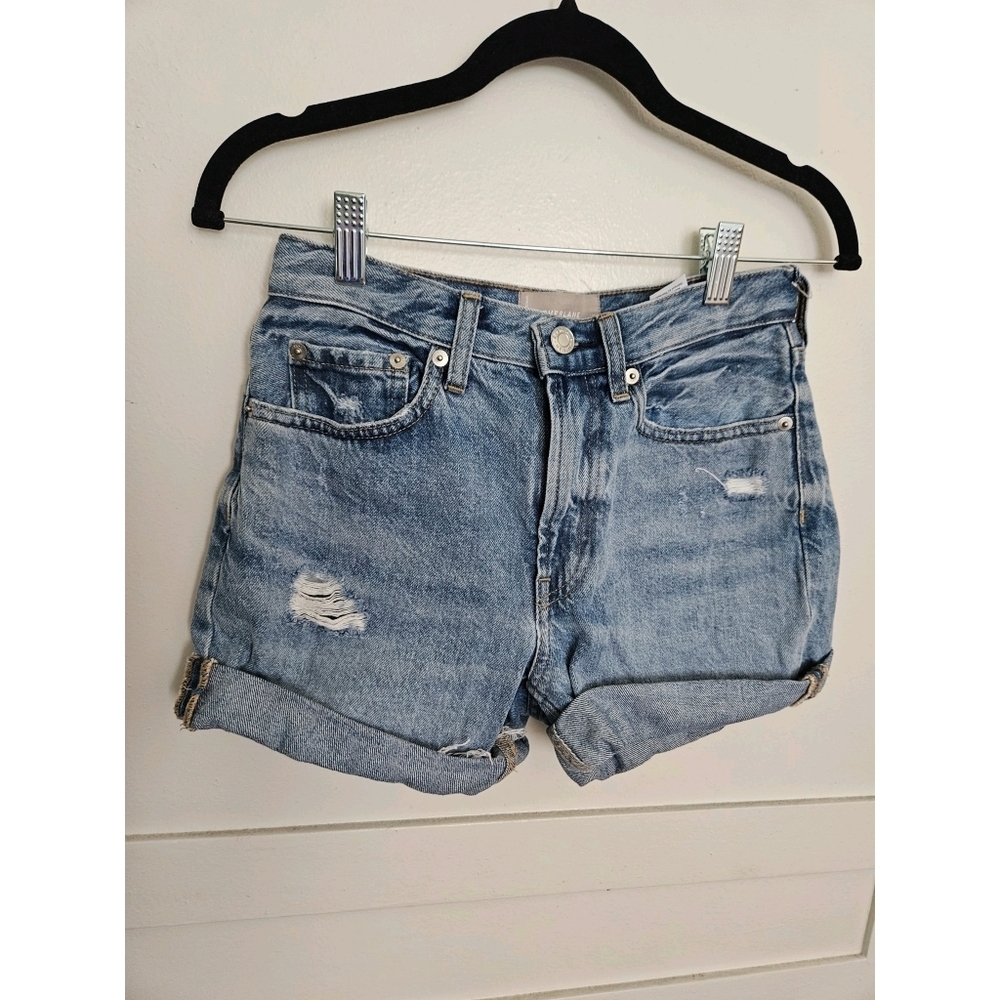 EVERLANE MINI THE DENIM SHORT